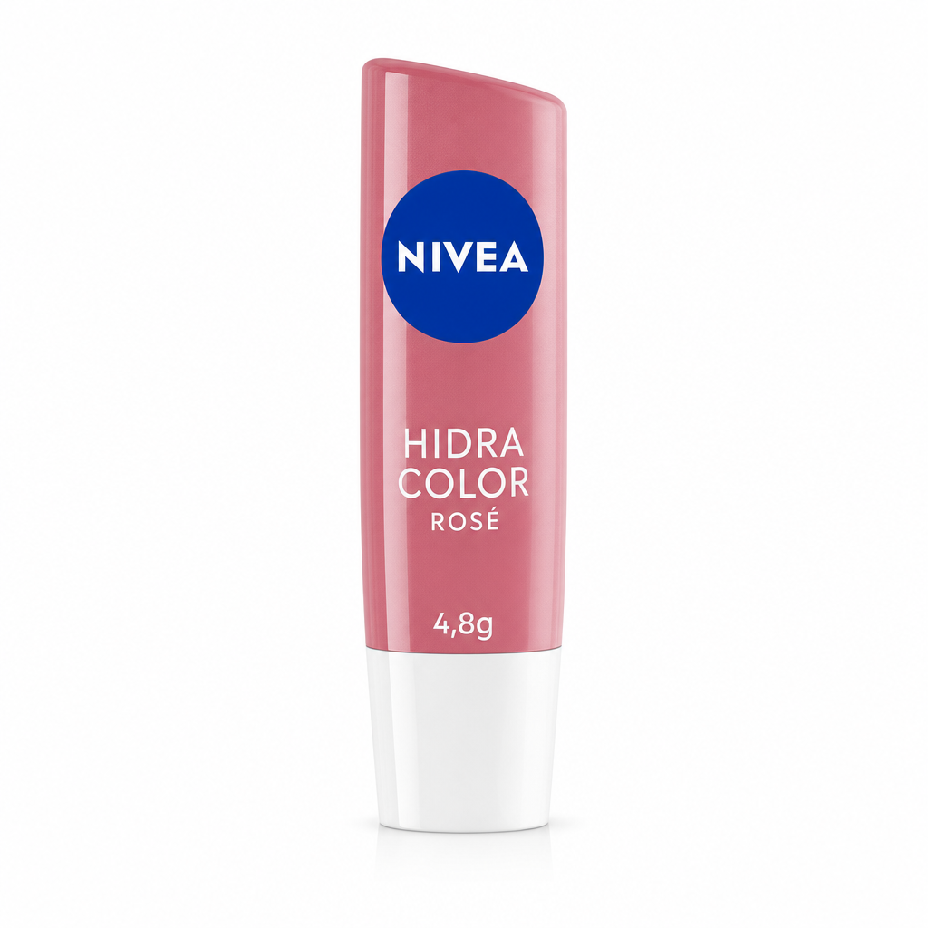 NIVEA Hidratante Labial Hidra Color Rosé 4,8g
