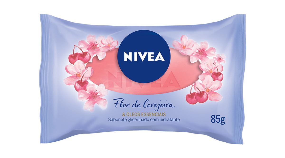 NIVEA Sabonete em Barra Flor de Cerejeira & Óleos Essenciais 85g