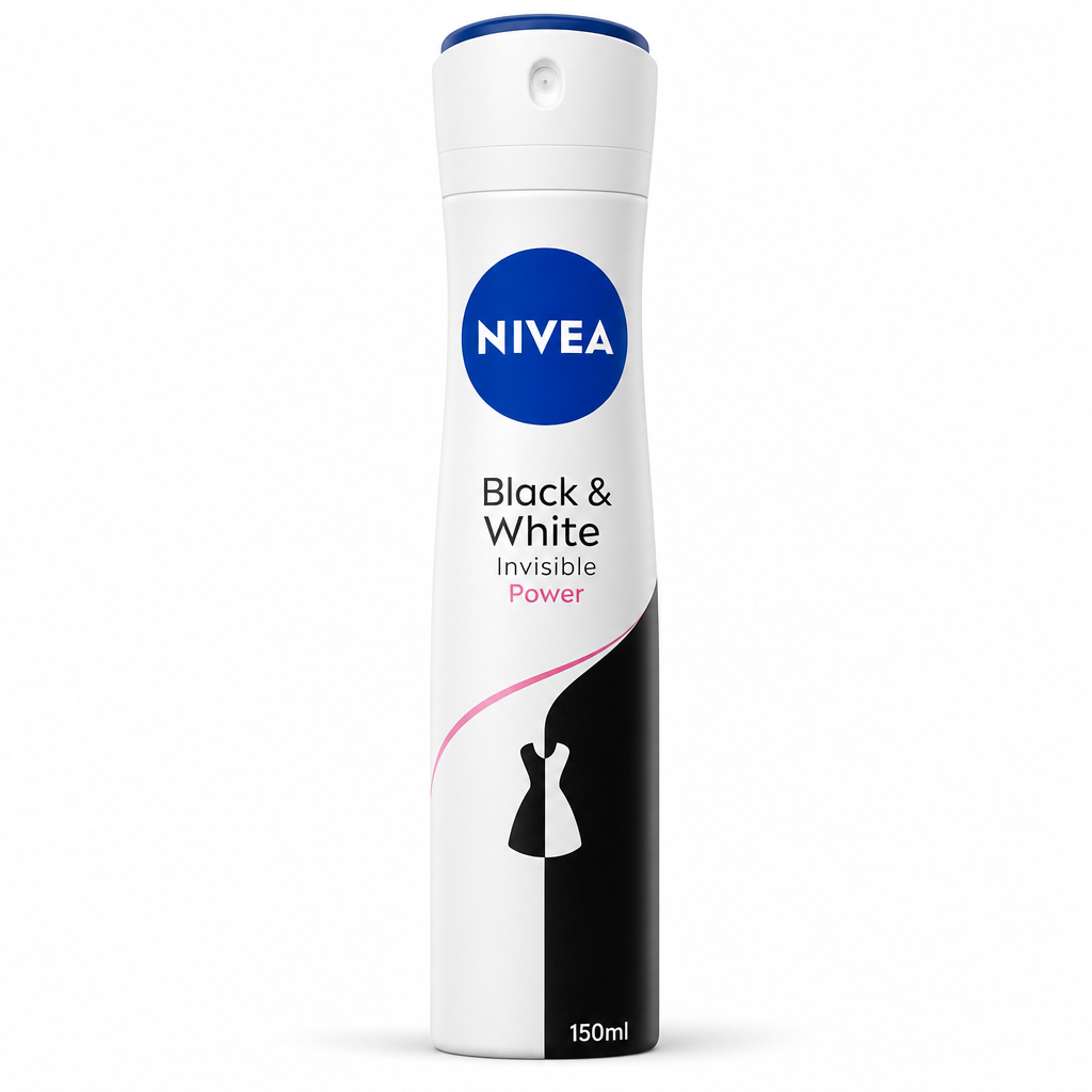 NIVEA Desodorante Aerossol Antitranspirante Black & White Invisible Power 150ml
