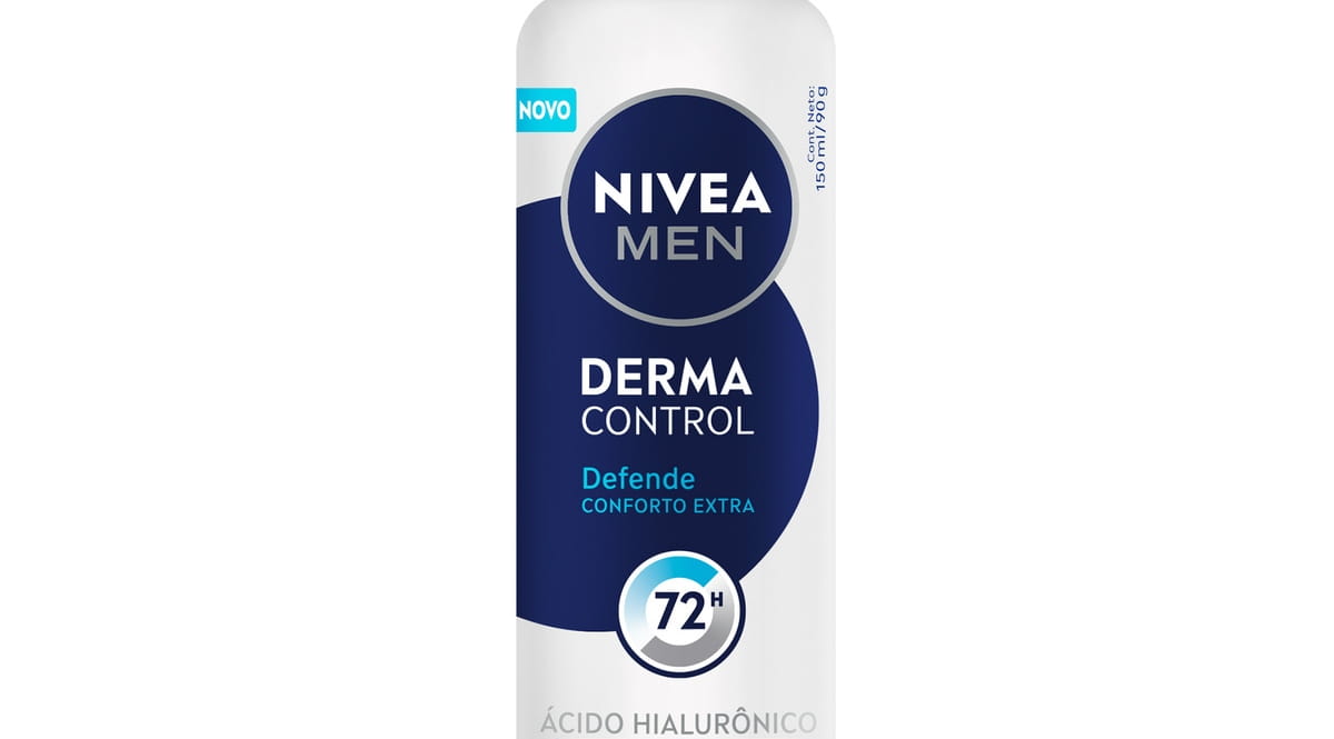 NIVEA MEN Desodorante Aerossol Derma Control Defende 150ml