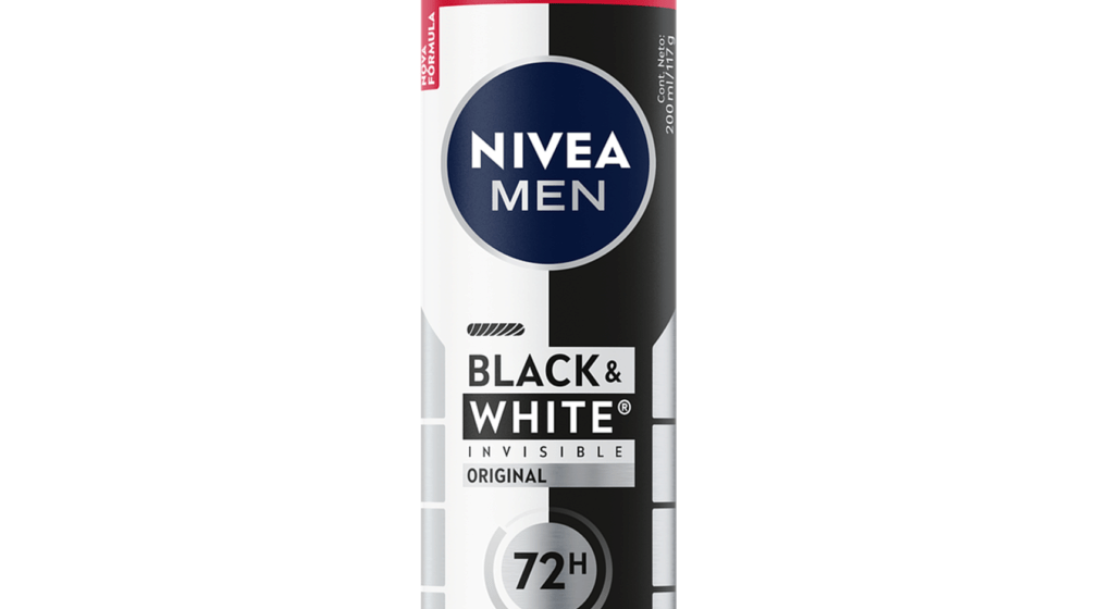 NIVEA MEN Desodorante Aerossol Black & White Invisible Original 200ml