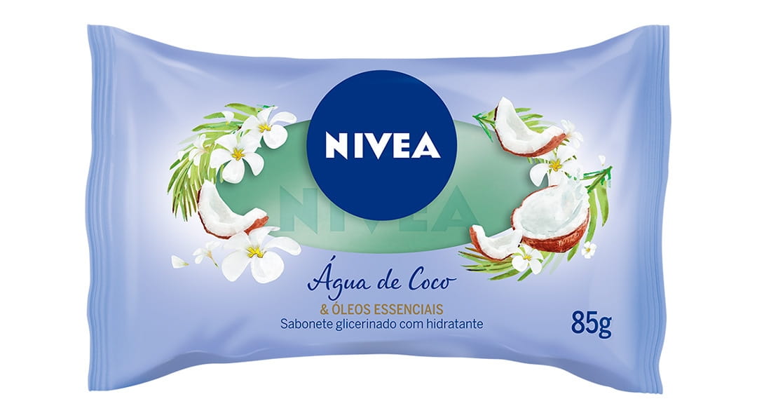 NIVEA Sabonete em Barra Água de Coco & Óleos Essenciais 85g