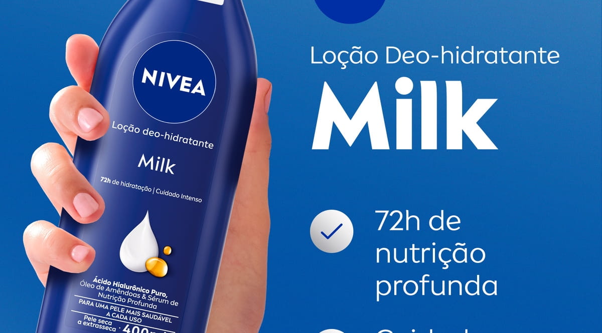 NIVEA Loção Deo-Hidratante Milk 400ml