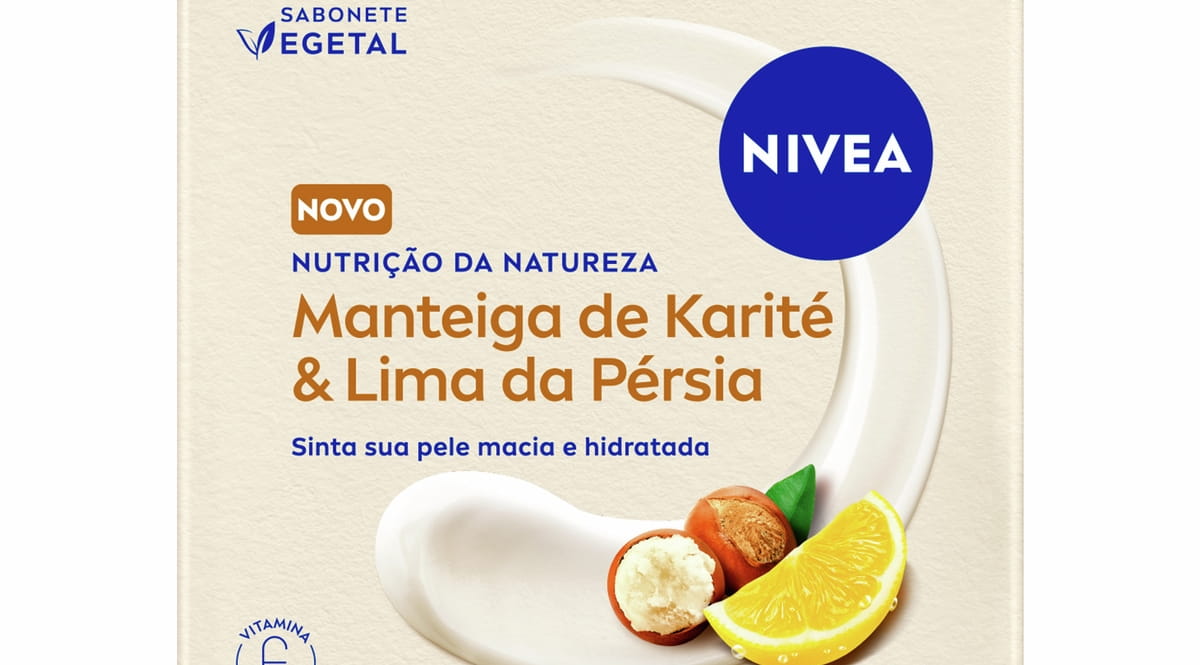 NIVEA Sabonete Vegetal Nutrição Da Natureza Manteiga De Karité & Lima Da Pérsia 80g